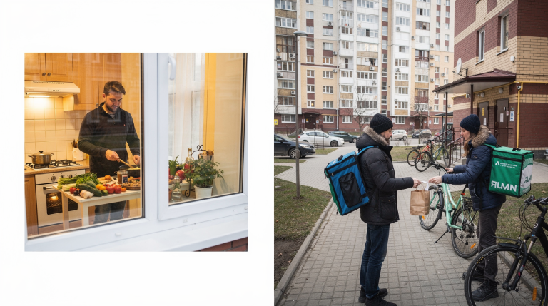 Домашняя кухня против доставки: как планировка района влияет на пищевые привычки