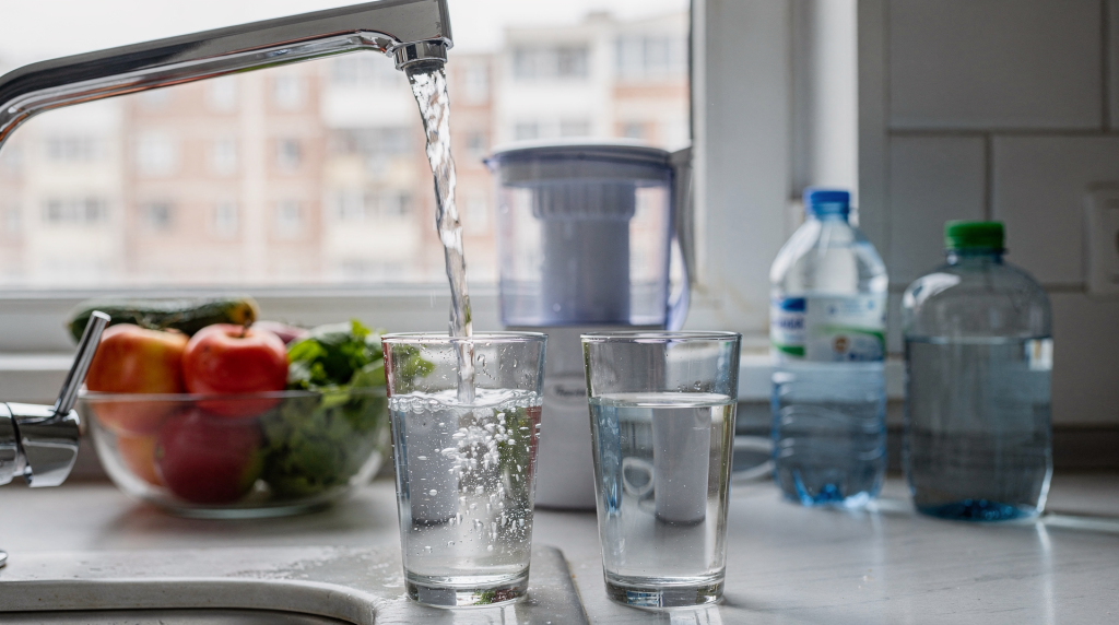 Как качество водопроводной воды влияет на питание и здоровье: фильтры, бутилированная вода, колодцы